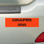 DRAPER2012 バンパーステッカー (車上)