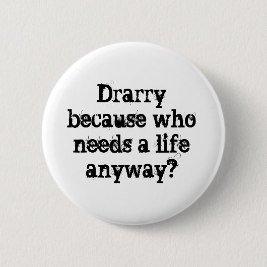 DrarryのファンフィクションMerch 缶バッジ (正面)