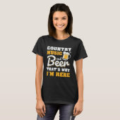 Draught Bottle Or Craft Beer Me  Beer Drinking Tシャツ (正面フル)