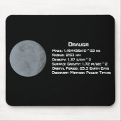 Draugr (PSR B1257+12 b)テクニカルデータ マウスパッド (正面)