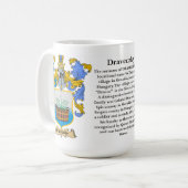 Draveczkyは、起源、意味およびCr示します コーヒーマグカップ (正面左)