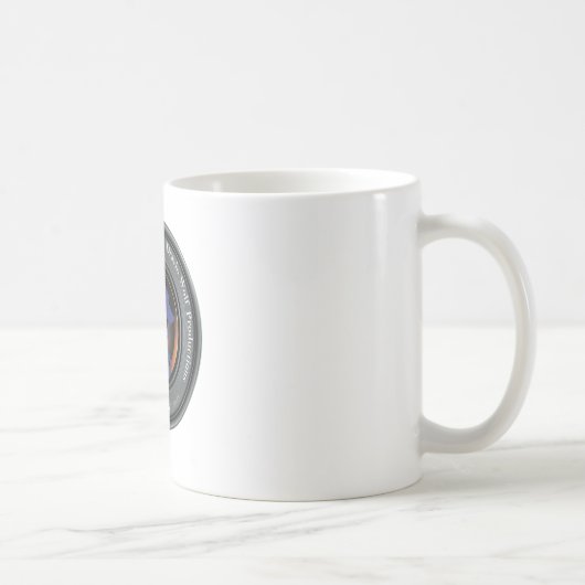 Dravinのオオカミの生産の役人のロゴ コーヒーマグカップ (右)