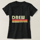 DRAWギフト名パーソナライズされたおもしろいレトロヴィンテージBi Tシャツ (デザイン正面)