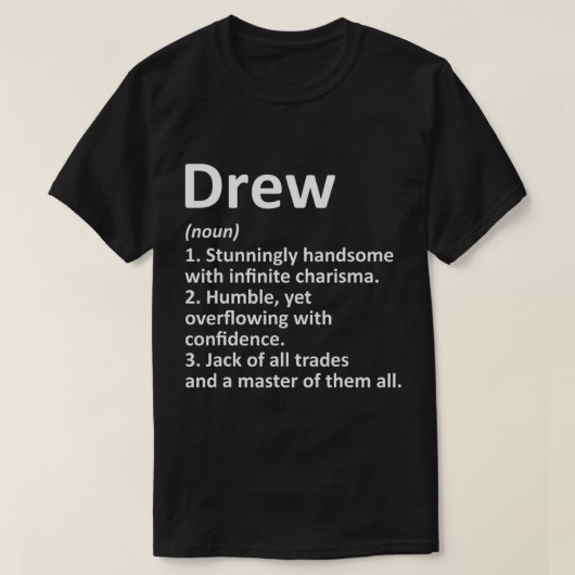 DRAW定義名パーソナライズされた誕生日G Tシャツ (デザイン正面)