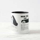 Draw Me - Vintage Art School Drawing Contest マグカップ (中央)