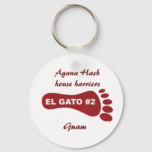 draw_pic, Agana Hash house harriers, Guam キーホルダー (正面)