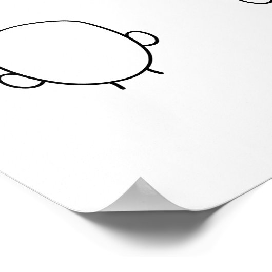 Draw Your Face 50 Guests Book Wedding Fun ポスター (角)