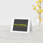 DrawGreetingsCard カード (黄色い花)