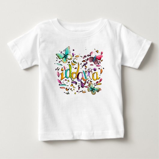 drawin garfield ベビーTシャツ (正面)