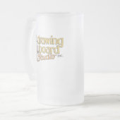 DRAWING BOARD STUDIO  フロストグラスビールジョッキ (正面左)