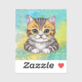 Drawing Cat シール (シート)