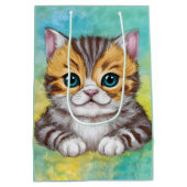 Drawing Cat ミディアムペーパーバッグ (裏面)