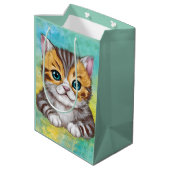Drawing Cat ミディアムペーパーバッグ (裏面アングル)