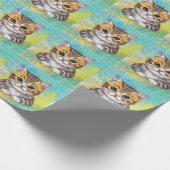 Drawing Cat ラッピングペーパー (角)
