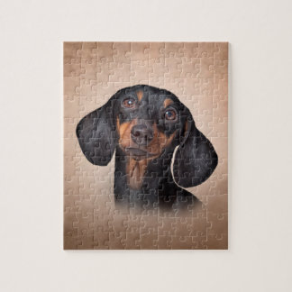 Drawing Dog breed dachshund ジグソーパズル