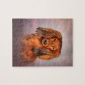 Drawing Dog breed dachshund ジグソーパズル (横)