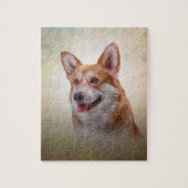 Drawing Dog breed Welsh Corgi ジグソーパズル (縦)