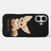 Drawing of a Fennec, Desert Fox, in Cartoon style Case-Mate iPhoneケース (裏面 (横))