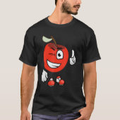 Drawing Of A Happy Apple 1 Tシャツ (正面)