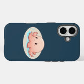 Drawing of a pink Baby Octopus Case-Mate iPhoneケース (裏面 (横))