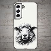 Drawing of a Sheep’s Head Samsung Galaxyケース