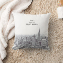 Drawing of New York City Landscape Custom