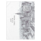 Drawing of New York City Landscape Custom テーブルクロス (正面)