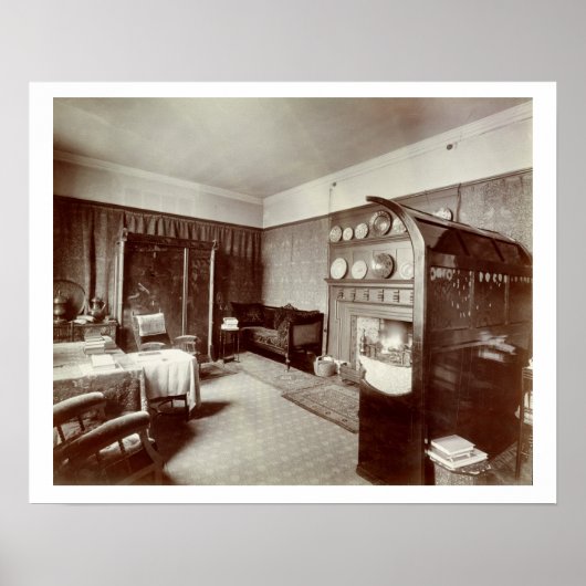 Drawing room, Kelmscott House, London, 1896 (photo ポスター (正面)