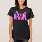 Drawl Mudflaps Womens Dark T-Shirt Tシャツ (正面)