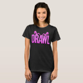 Drawl Mudflaps Womens Dark T-Shirt Tシャツ (正面フル)