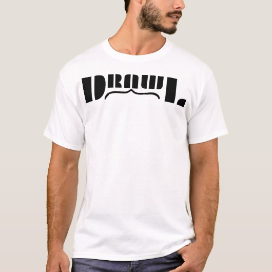 Drawl OG ホワイトTシャツ Tシャツ (正面)