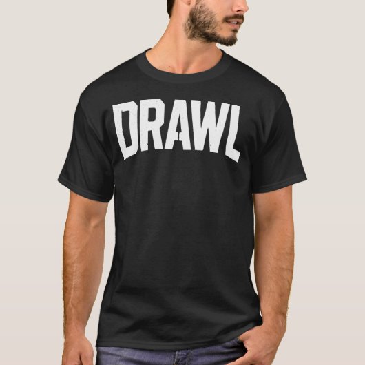 Drawl Stencil Tシャツ (正面)