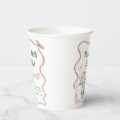 Drawn Merry Little Cocktail Christmas Party 紙コップ (左)