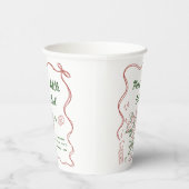 Drawn Merry Little Cocktail Christmas Party 紙コップ (右)