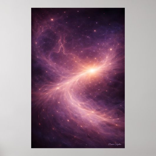 Drawn Together – Dreamy Celestial Love Art ポスター (正面)