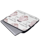 Drawstringバックパック買い物袋ラゲッジタグトリフォル ラップトップスリーブ (正面下部)