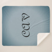 Drawstringバックパック シェルパブランケット (正面(横))