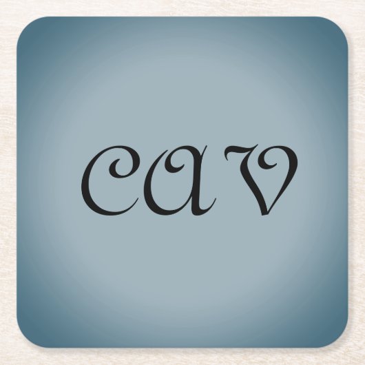 Drawstringバックパック スクエアペーパーコースター (正面)