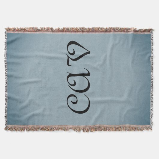 Drawstringバックパック スローブランケット (正面)