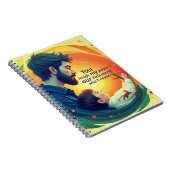 Drawstringバックパック ノートブック (右側)