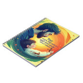 Drawstringバックパック ノートブック (左側)