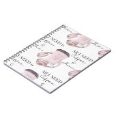 Drawstringバックパック ノートブック (左側)