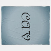 Drawstringバックパック フリースブランケット (正面(横))