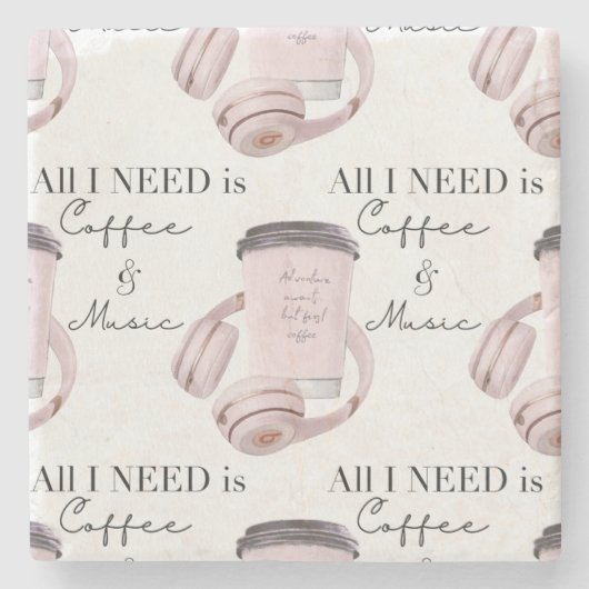 Drawstring BackpackノートブッククリップボードジェルマウスP ストーンコースター (正面)