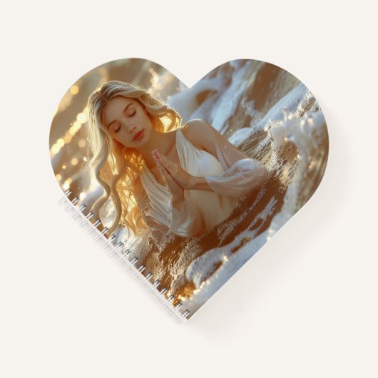 Drawstring Backpack ノートブック (正面)