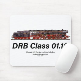 DRB 01.10形 ドイツ国営鉄道 蒸気機関車 マウスパッド