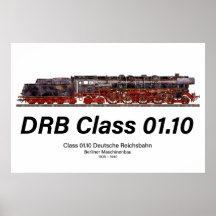 DRB Class 01.10 Deutsche Reichsbahn Steam Train