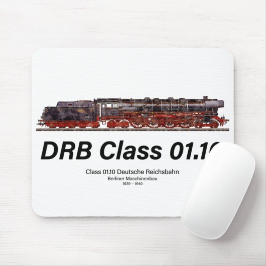 DRB Class 01.10 Deutsche Reichsbahn Steam Train マウスパッド (マウス)