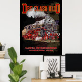 DRB Class 01.10 Steam Train. Deutsche Reichsbahn ポスター (ホームオフィス)