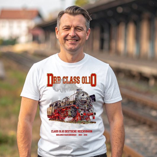 DRB Class 01.10 Steam Train. Deutsche Reichsbahn Tシャツ